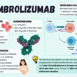 Pembrolizumab: Indikationen, Anwendung, Wirkmechanismus und Nebenwirkungen. Erfolge bei vielen Krebsarten.